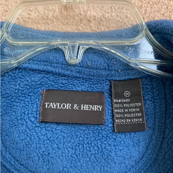 Taylor & Henry Mens Soft Fleece Long Sleeve  Flannel Button Down Sweater - Picture 3 of 5